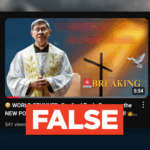 Cardinal Tagle was NOT elected pope, as Pope Leo XIV is the legitimate successor