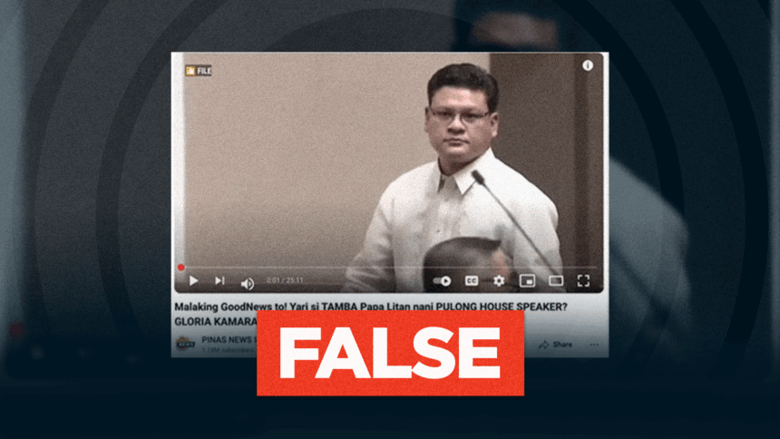 FACT CHECK: Paolo Duterte has NOT replaced Martin Romualdez as House Speaker